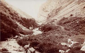 LYNTON DEVON UK HADDON'S MOUTH~REAL PHOTO POSTCARD