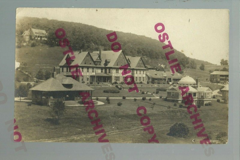 Liberty NEW YORK RPPC 1907 TUBERCULOSIS SANATORIUM Sanitarium nr Monticello TB