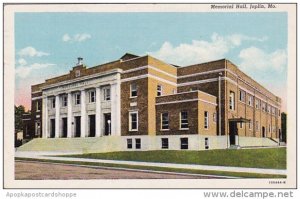 Missouri Joplin Memorial Hall 1945