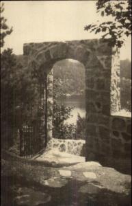 Stone Arch - Saugus MA Written on Back c1920 Real Photo Postcard