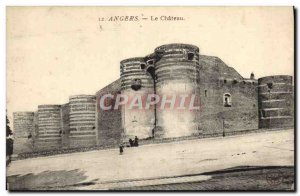 Old Postcard Angers Le Chateau