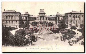 Old Postcard Marseille Palais Longchamp