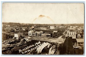 1908 Blackduck LH Halverson Minnesota MN RPPC Photo Posted Antique Postcard