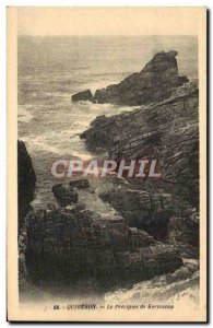 Old Postcard Quiberon The Precipice of Kerniscap