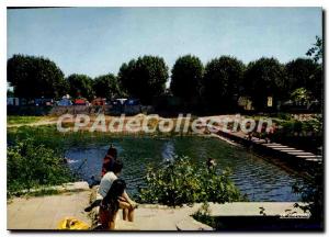 Postcard Modern Sommieres The Virdoule And Camping