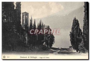 Postcard Old Dintorni di Bellagio Lake Como