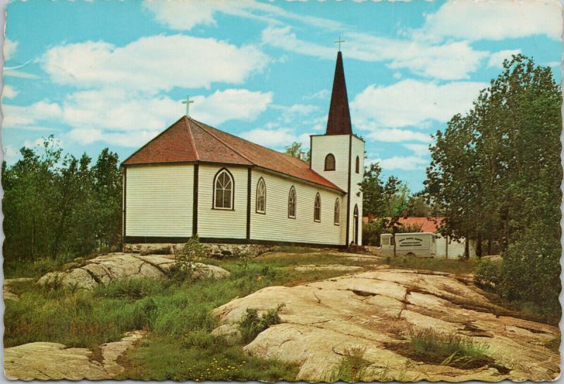 Church Lac La Ronge Saskatchewan SK c1974 Postcard D94
