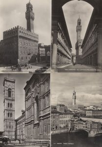 Firenze Palazzo Vecchio Italy 4x Real Photo Postcard s