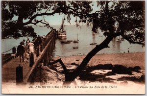 Noirmoutier (Vendee) L'Estacade Du Bois De La Chaize France Postcard