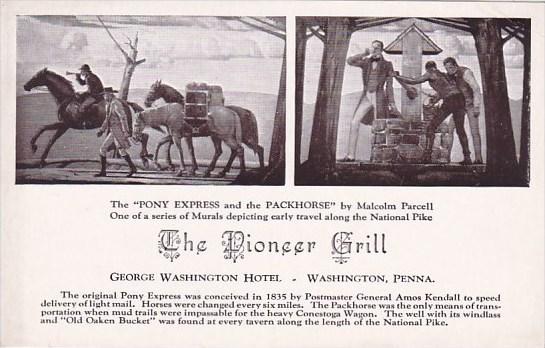 Pennsylvania Washington The George Washington Hotel The Pony Express And The ...