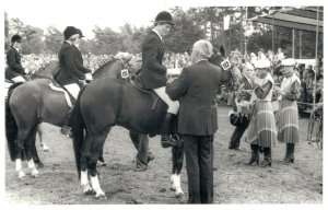 Equestrian Sport Horse Riding Netherlands Amersfoort Vintage RPPC 07.56