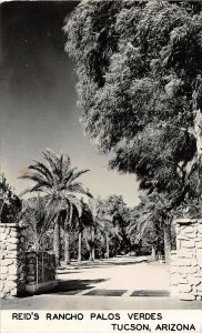 F50/ Tuscon Arizona RPPC Postcard c1940s Reid's Rancho Palos Verdes 5