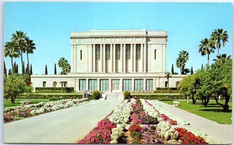 Postcard - East View Of Mormon Temple - Mesa, Arizona