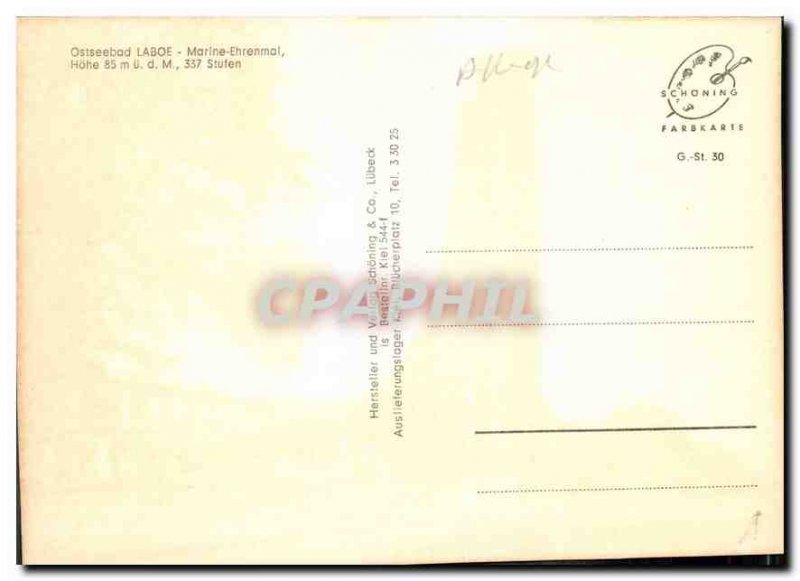 Modern Postcard Ostseebad Laboe Marine Ehrenmal