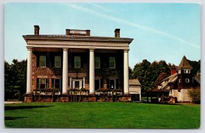 Akron Ohio~Panorama of Simon Perkins Home Museum~Vintage Postcard