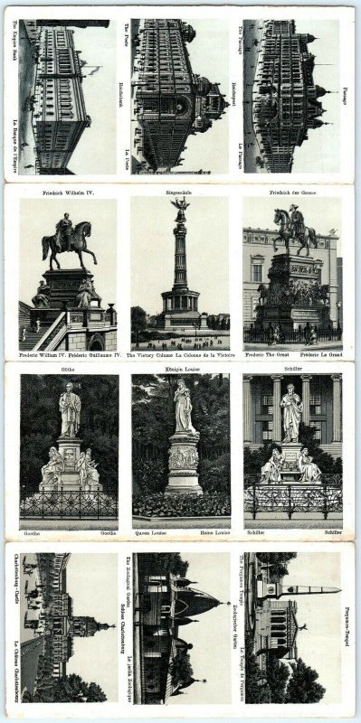 c1900s Germany Europe Card Pack Litho Tourist Monuments Temple Castle Trade C40