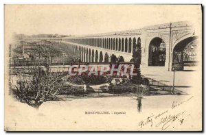 Old Postcard Montpellier Aqueduct