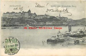 Hungary, Budapest, Kiraly var-Konigliche Burg, 1906 PM, Stamp, No 4002