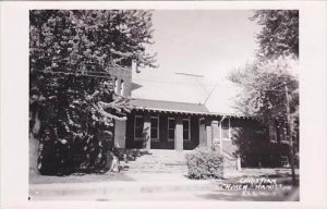 Illinois Hamilton Christian Church Real Photo RPPC