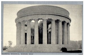 Harding Memorial Marion Ohio Postcard 