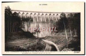 Old Postcard Loire Renaison The Dam tacbe