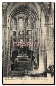 Old Postcard The Hautes Alpes Gap Interior of the Cathedral