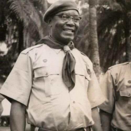 1960s Rt Hon Dr Nnamdi Benjamin Azikiwe Nigeria PC Pres RPPC Real Photo Postcard 