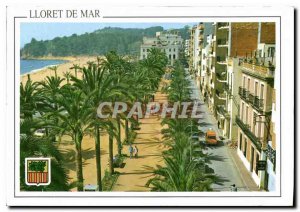 Modern Postcard Costa Brava Lloret de Mar Paseo My Jacinto