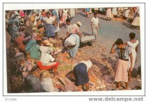 Market scene, Jamaica, 40-60s