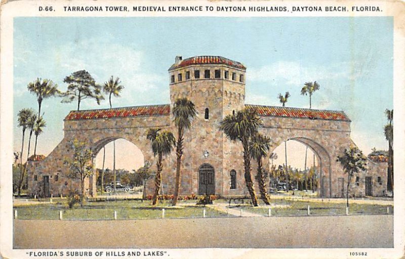 Tarragona Tower Medieval Entrance-Daytona Highlands Daytona Beach FL
