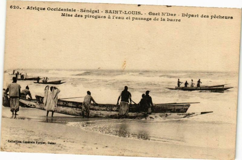 CPA AK Senegal Fortier 620.Sénégal-Saint Louis-Guet N'Dar (235286)