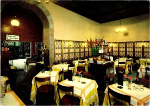 Rome, Italy  RESTAURANT PEPPONE~Interior AMERICAN BAR  4X6 Advertising Postcard