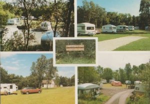 Fallowfield Dene Caravan Club Site 1970s Northumberland Postcard