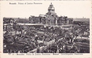 Belgium Brussells Bruxelles Panoramaic Palace Of Justice Panorama