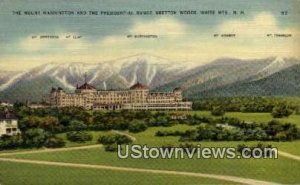 Mt Washington, Pres. Range in White Mountains, New Hampshire