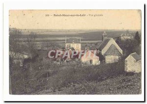 Saint Maur sur le Loir Old Postcard General view
