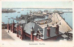 The Pier, Southampton, England, Great Britain, Early Postcard, Unused