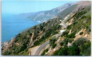 M-102585 Looking North from Partington Ridge Big Sur California Highway 1