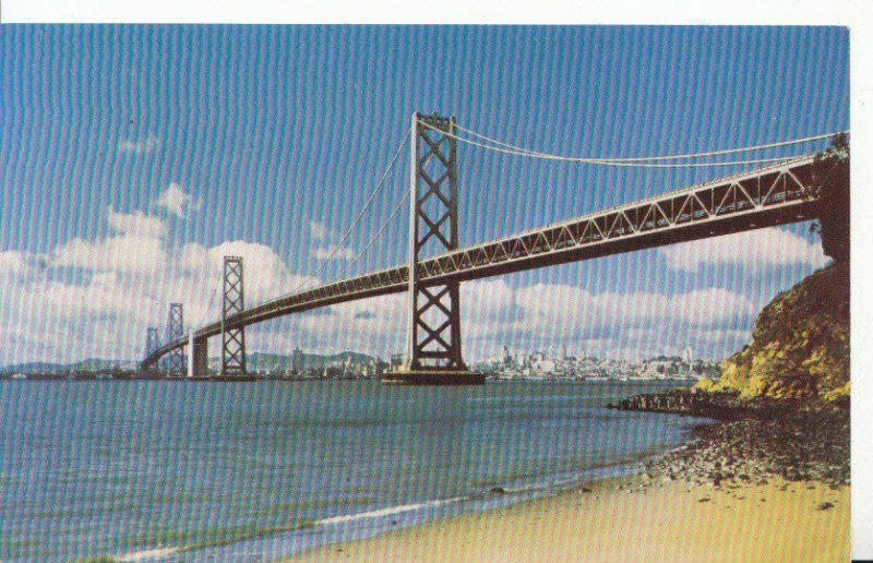 America Postcard - San Francisco Bay Bridge - California - Ref 564A