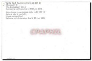 Postcard Modern Train diesel switch engine Em 3/3 18801 06