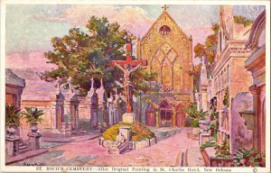 St. Roch's Cemetery New Orleans LA Vintage Postcard K42