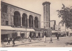 TUNIS , Tunisia , 1910s ; Mosquee d'Halfaouine