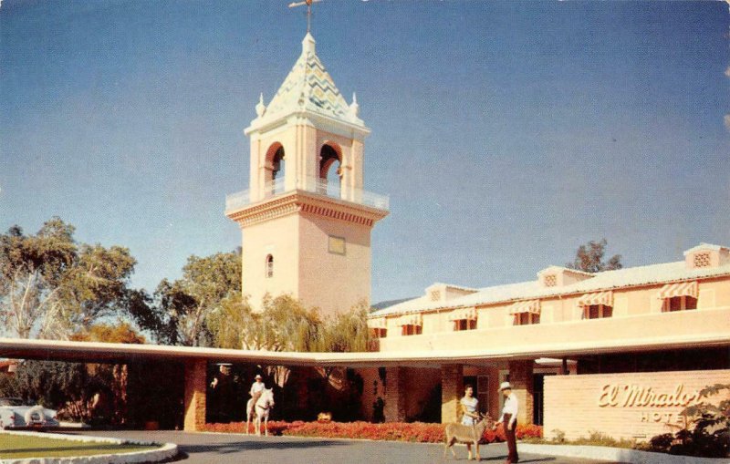 EL MIRADOR HOTEL Palm Springs, CA Roadside 1954 Vintage Postcard