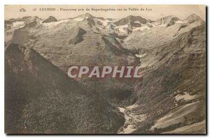 Old Postcard Luchon Superbagneres Panorama taken on the Lys Valley