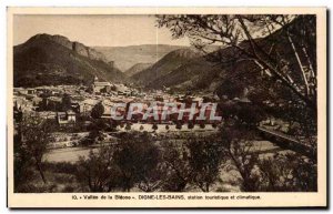 Old Postcard Valley of Bleone Digne les Bains