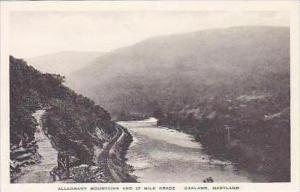 Maryland Oakland Alleghany Mountains and 17 Mile Grade Albertype