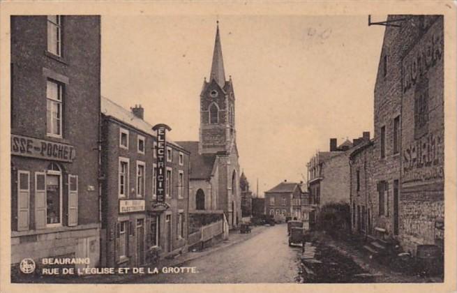 Belgium Beauraing Rue de l'Eglise et de la Grotte