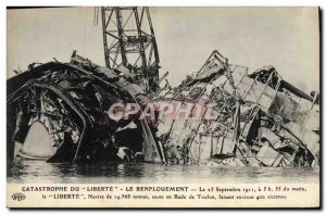 Old Postcard Boat Catastrophe of Freedom Bailout