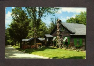 VT Toll Gate Lodge Restaurant Manchester Vermont Postcard Chimney
