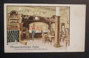 Mint USA Advertisement Postcard Bismarck Garden Buffet Chicago Illinois IL